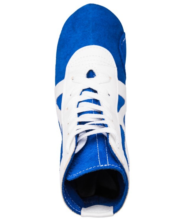 Обувь для самбо RS001/2, замша, синий (709679)
