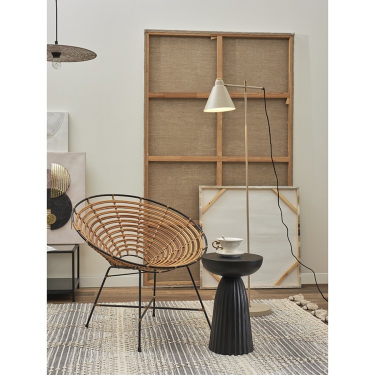 Столик приставной ujev, D30,5 см, черный (80163)