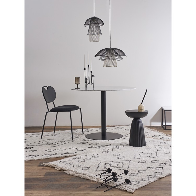 Столик приставной ujev, D30,5 см, черный (80163)