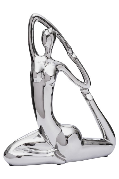 Статуэтка "Йога-2" цвет серебро 25*9,5*31см (TT-00008827)