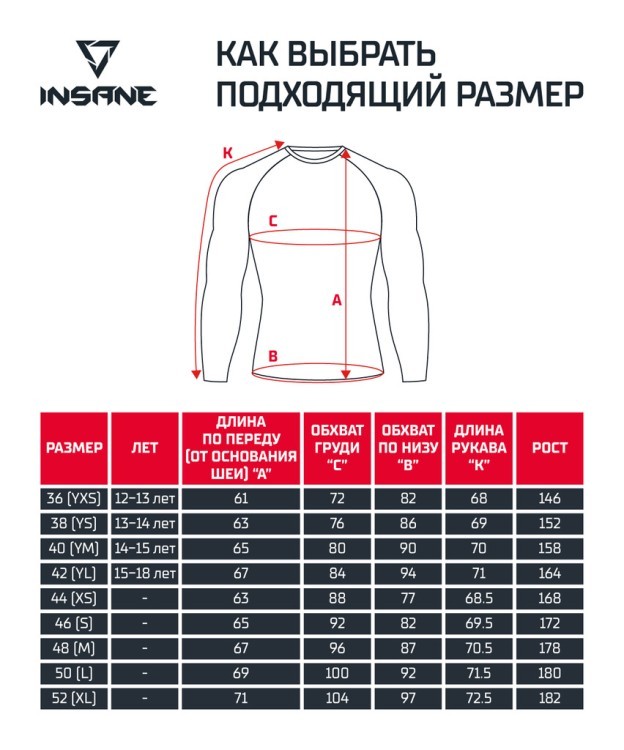 Рашгард с длинным рукавом IRON, черный (2115375) Рашгард с длинным рукавом IRON, черный (2115375)