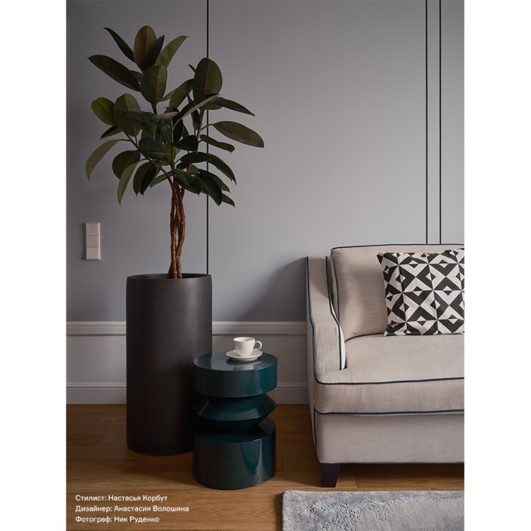 Столик кофейный ingvild, D35,5 см, темно-бирюзовый (76216) Столик кофейный ingvild, D35,5 см, темно-бирюзовый (76216)