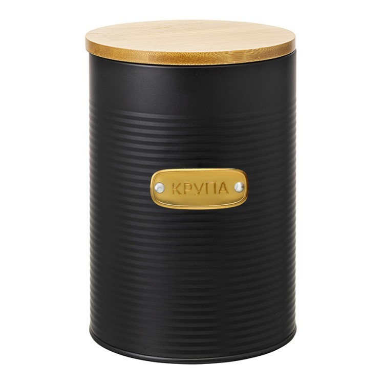 Банка для хранения крупы irmel, 2,5 л, графит (78379)