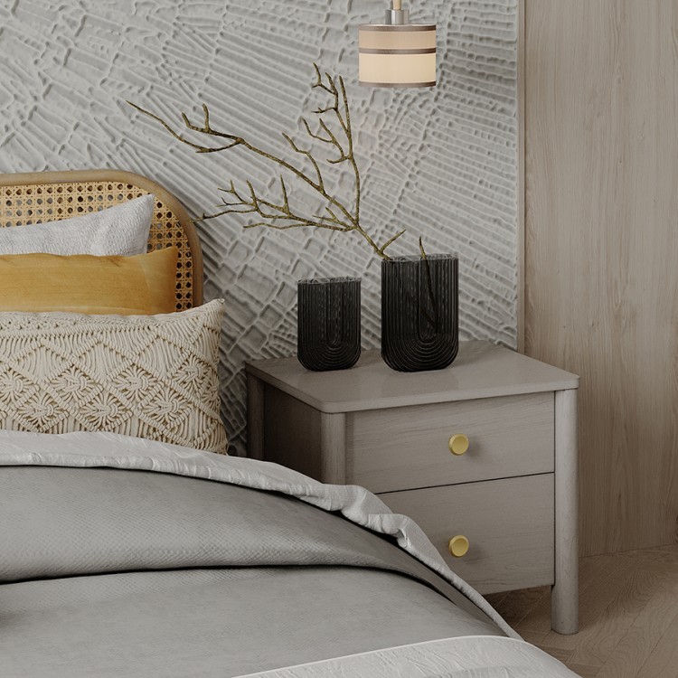 Ваза florenty, 23,5 см, серая (75116)