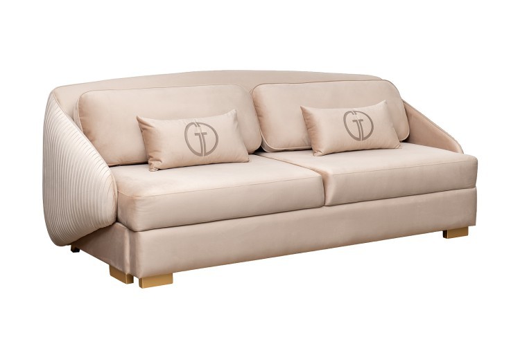 Диван Палаццо(Palazzo) 240М трехм. раскладной беж Bel06+Ром07 240*105*95см (TT-00017219)
