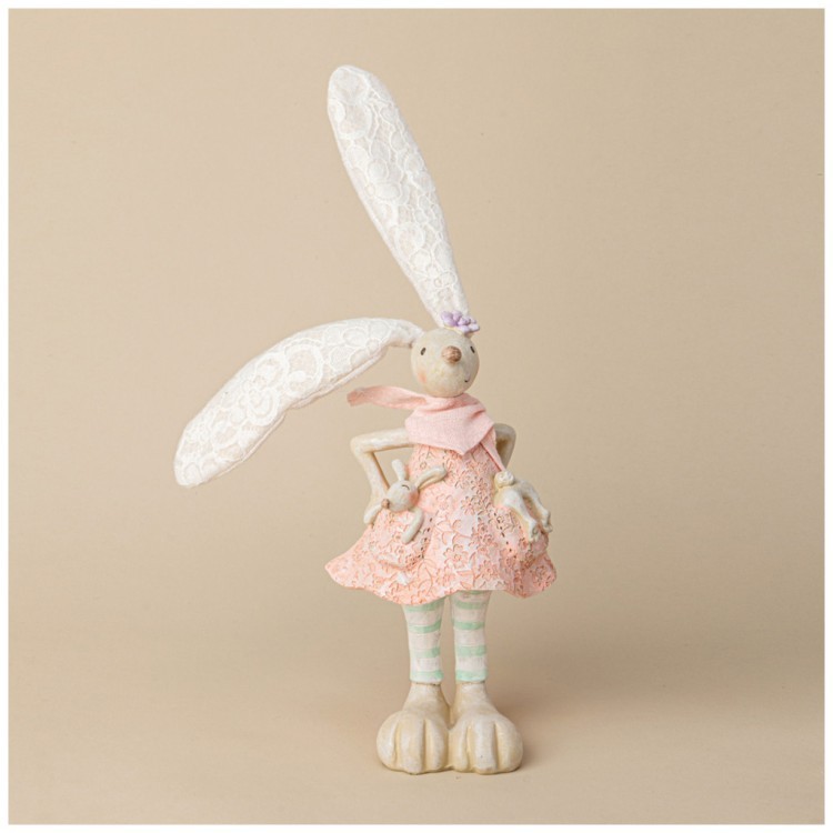 Фигурка декоративная кролик  10x10x29.5см Lefard (125-305)