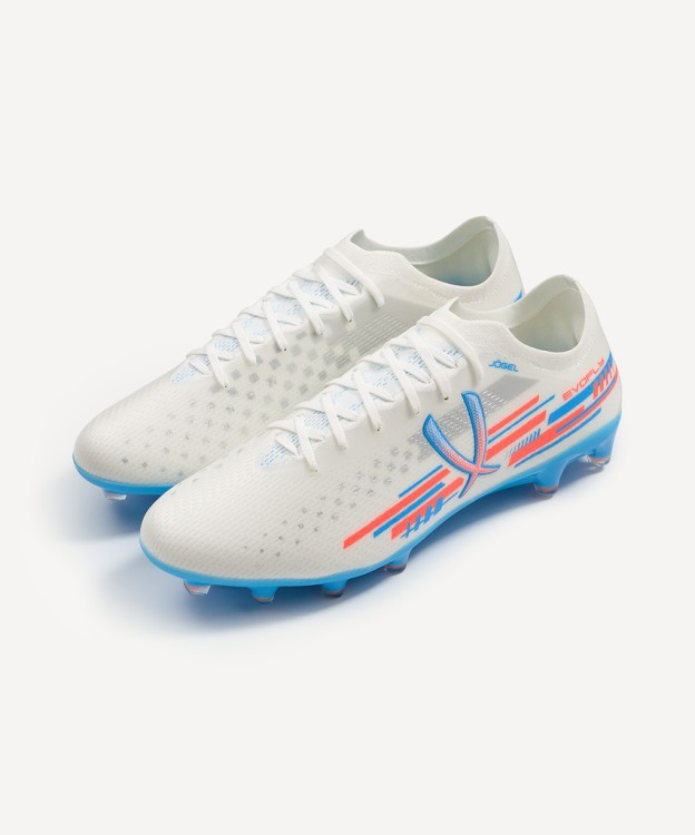 Бутсы футбольные JOGEL Evofly FG Pro White/blue (2117899)