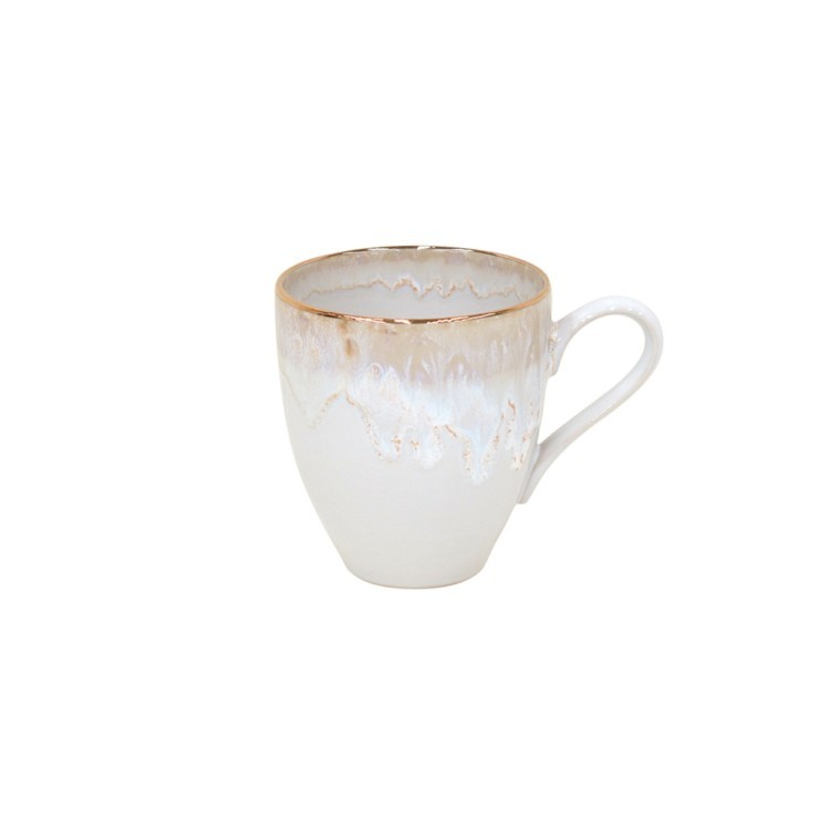 Кружка TA608-WGD(COC131-00115B), керамика, white, gold, CASAFINA BY COSTA NOVA