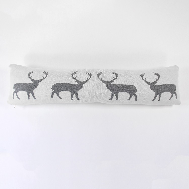 Подушка-валик с орнаментом deer, 20х80 см (63337)