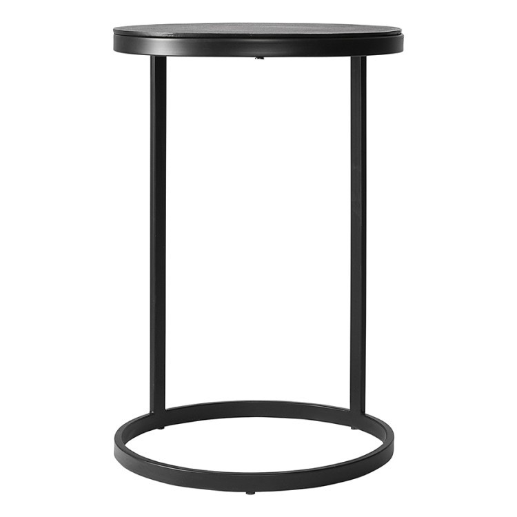 Столик кофейный hans, D41 см, черный (76228)