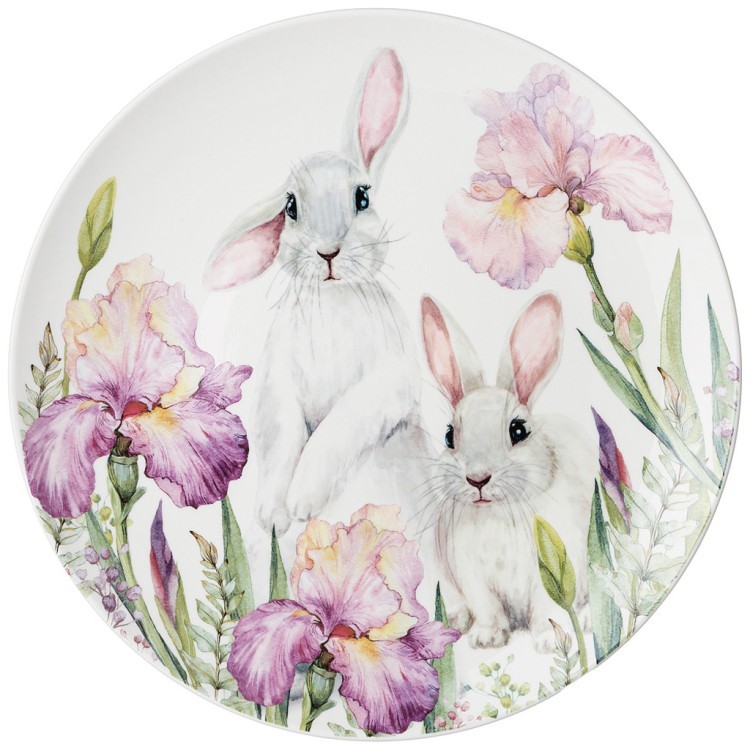 Тарелка обеденная lefard "irises" 27 см Lefard (410-145-1)