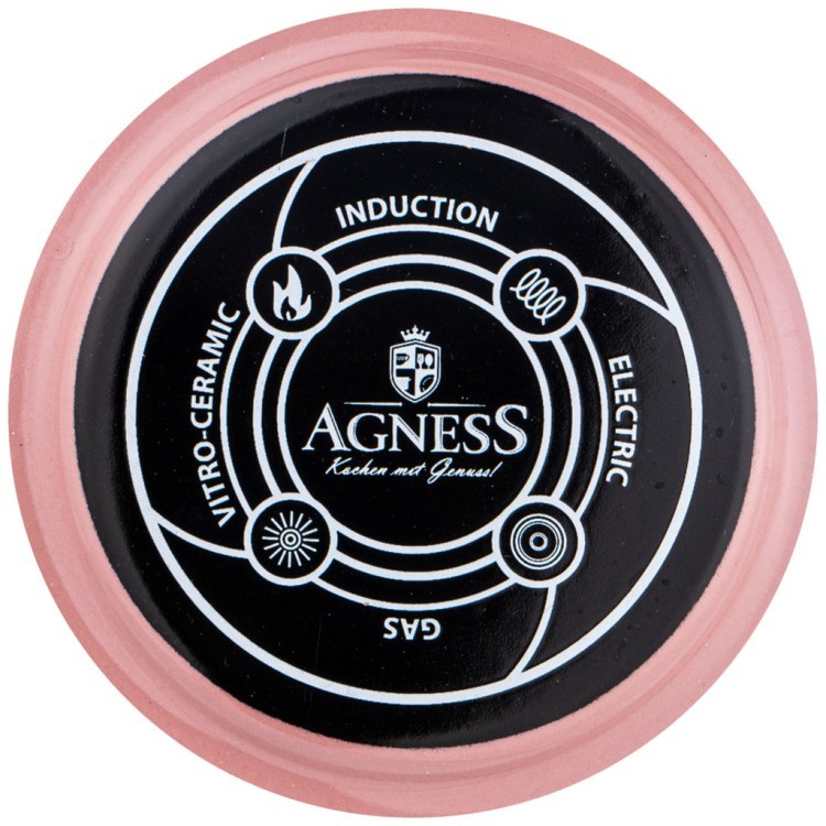 Чайник agness эмалированный, серия deluxe, 1,1л, подходит для индукции Agness (951-120)