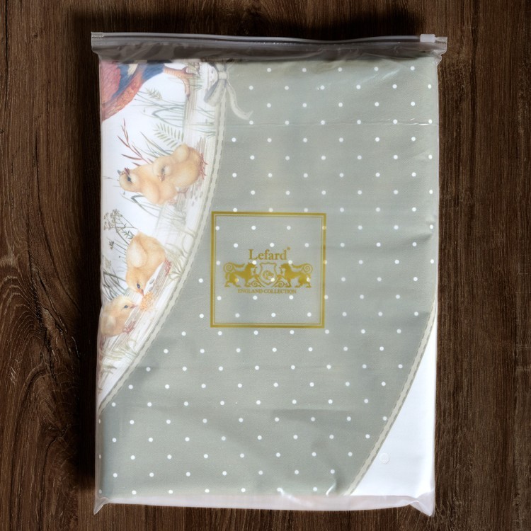 Дорожка "золотая курочка" 45х215см, 100% хлопок, твил Lefard (850-767-31)