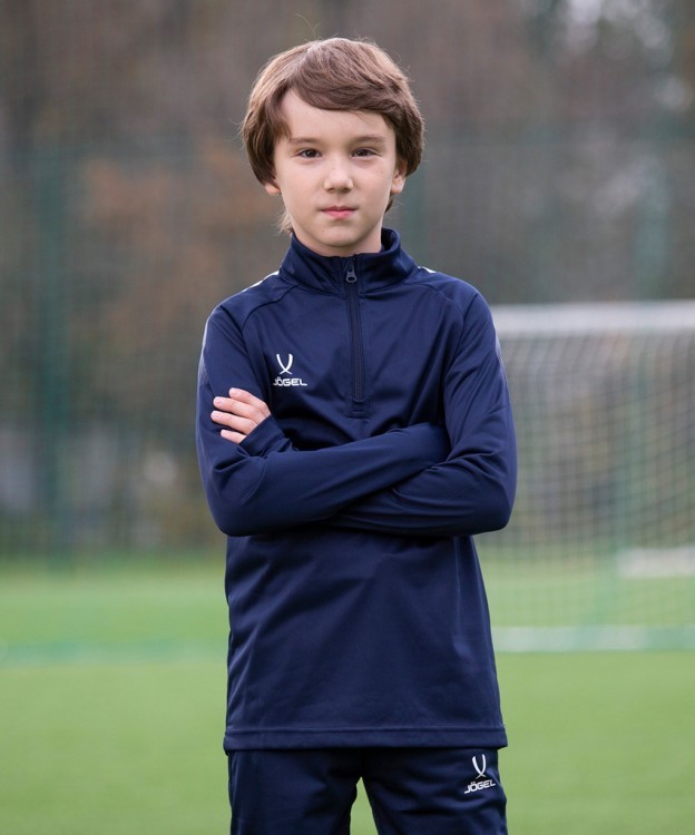 Джемпер тренировочный CAMP Training Top 1/4 Zip, темно-синий, детский (2095820) Джемпер тренировочный CAMP Training Top 1/4 Zip, темно-синий, детский (2095820)