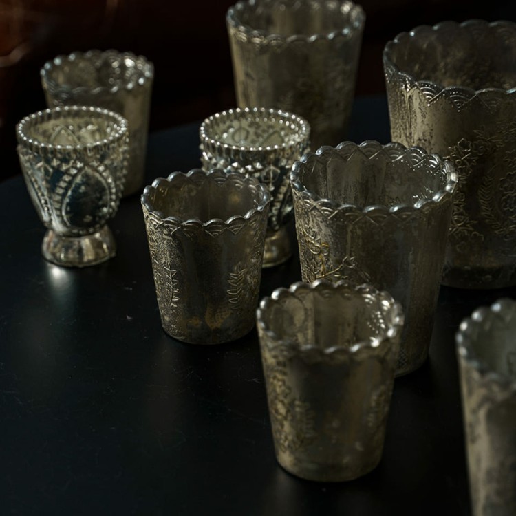 Подсвечник Ksa/5463, 13, стекло, silver burn, ROOMERS FURNITURE Подсвечник Ksa/5463, 13, стекло, silver burn, ROOMERS FURNITURE