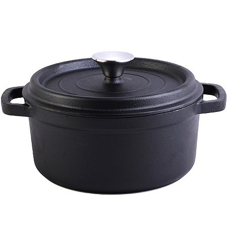 Кастрюля 3,6 л с крышкой 24 см чугун Mayer&Boch (31158)