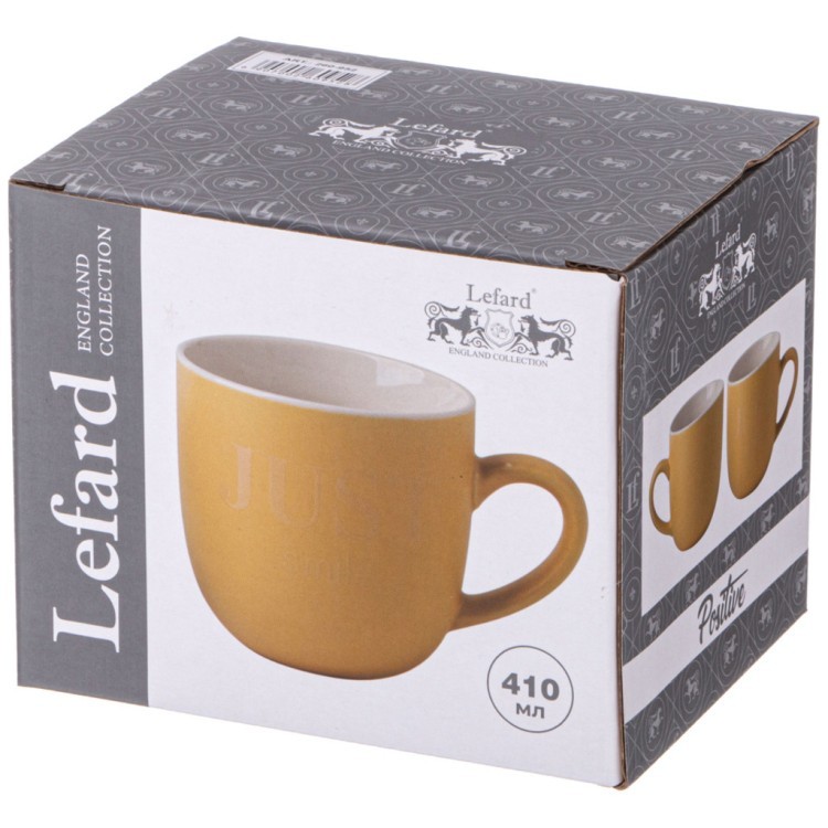 Кружка "just smile" 410 мл Lefard (260-952)