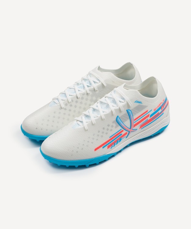 Бутсы многошиповые JÖGEL Evofly TF PRO White/blue (2118015)
