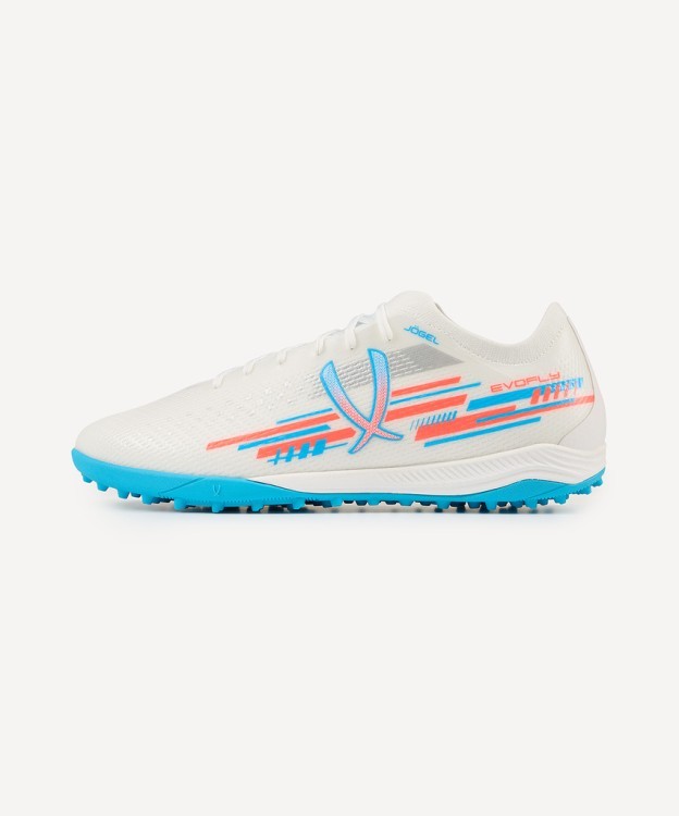 Бутсы многошиповые JÖGEL Evofly TF PRO White/blue (2118015)