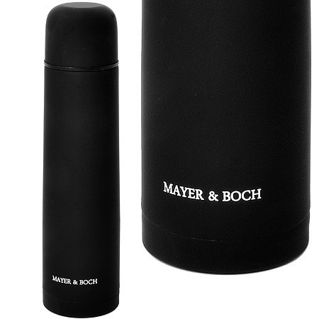 Термос 1л черный нерж/сталь мет/кол Mayer&Boch (31129)
