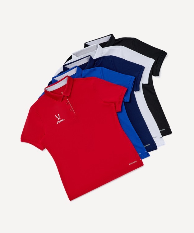 Поло женское JOGEL PREMIER PerFormDRY CVC Polo W, черный (2123106)