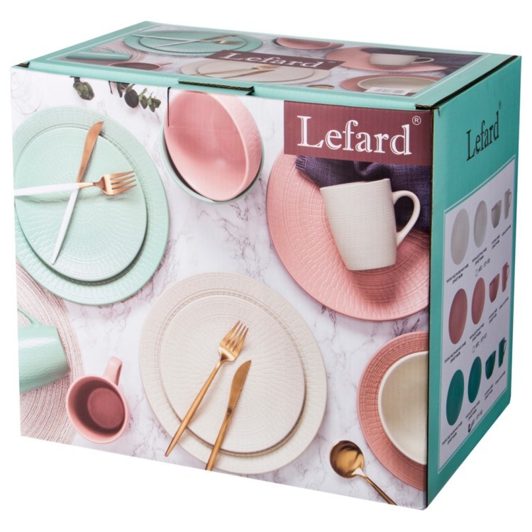 Набор столовой посуды lefard 16 пр кремовый Lefard (577-100)