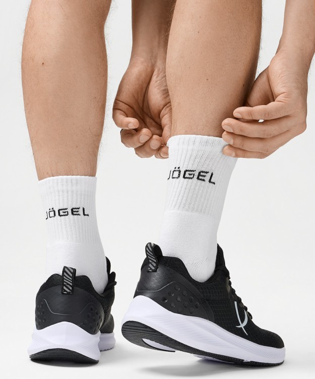 Носки средние JÖGEL ESSENTIAL Mid Cushioned Socks, белый (2115686)