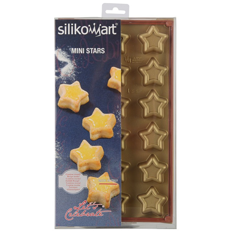 Форма для приготовления пирожных stars силиконовая (70208)