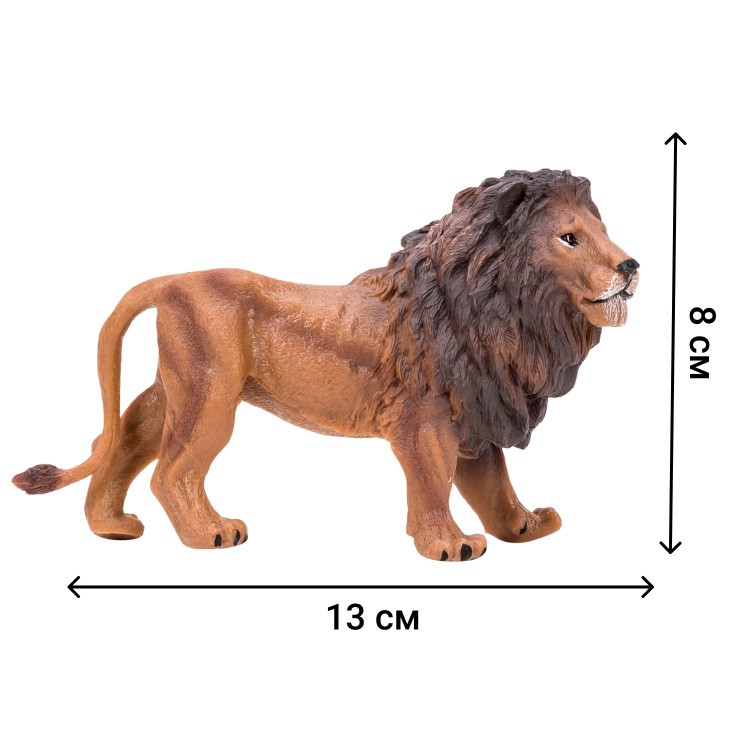 Набор фигурок животных серии "Мир диких животных": Семья львов, 6 предметов (MM201-006)