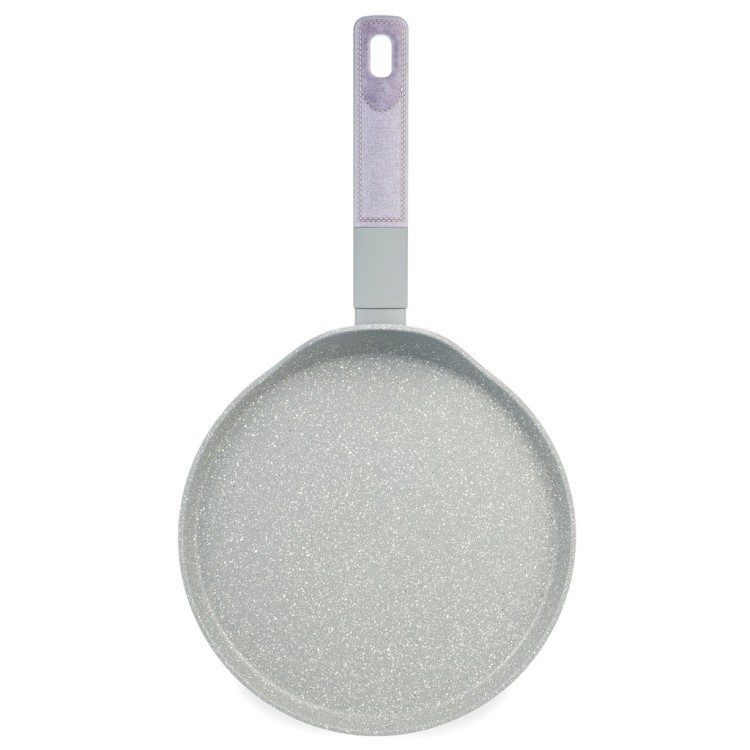 Сковорода блинная с антипригарным покрытием pfluon marble, 24*4,3 см Agness (902-125)