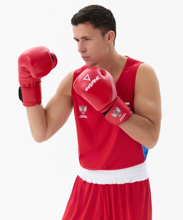 Перчатки боксерские INSANE RBF, красный, 12 oz (2127994)