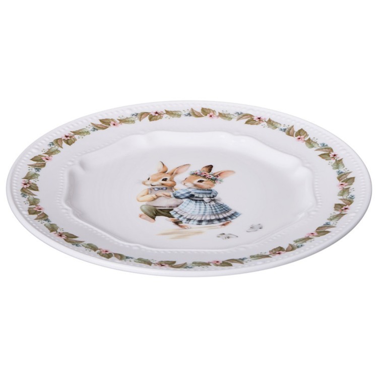 Тарелка закусочная lefard "rabbits family" 20,5 см Lefard (425-288)