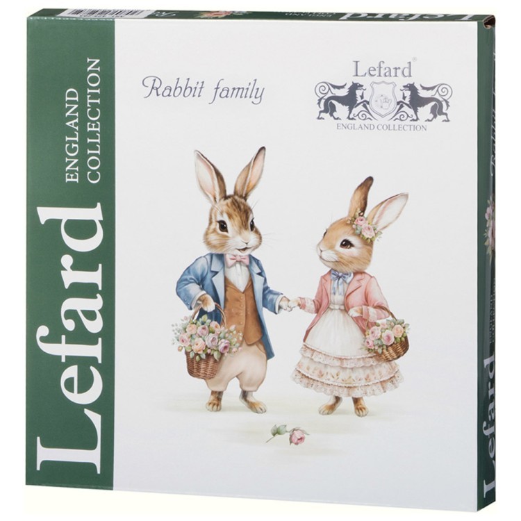 Тарелка закусочная lefard "rabbits family" 20,5 см Lefard (425-288)