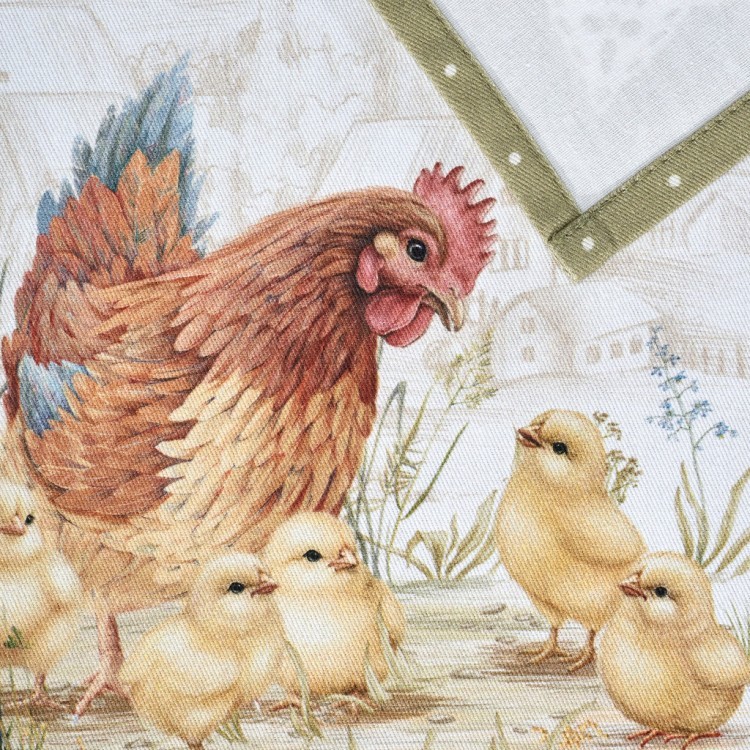 Набор полотенец 2 шт "золотая курочка" 40х60см, 100% хлопок, твил Lefard (850-767-61)