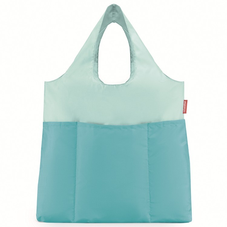 Сумка складная mini maxi shopper plus bicolor бирюзовая (73447)