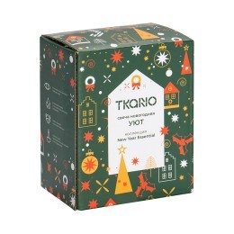 Свеча новогодняя Уют из коллекции new year essential, 9,3см (81021)