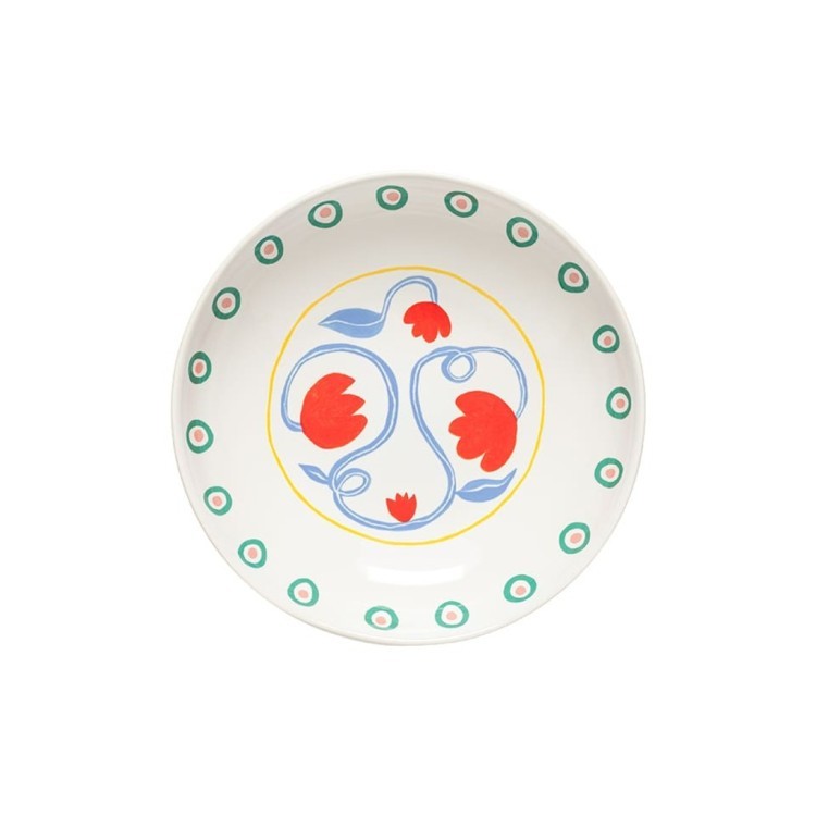 Тарелка NAP231-TUL(NAP231-05924G), 22,9 см, керамика, Tulip, Costa Nova