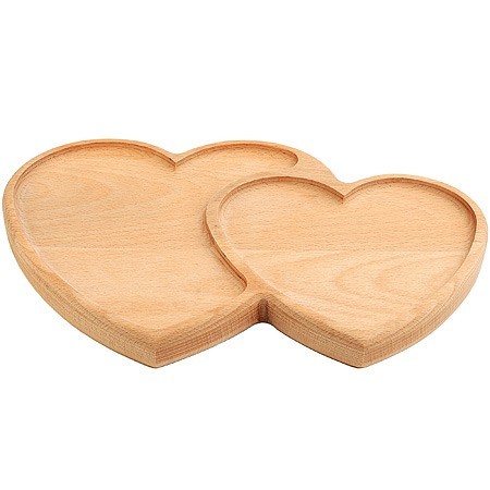 Менажница сердце 33*22 бук (40396772)