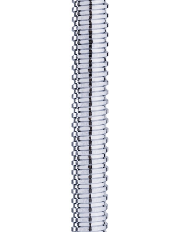 Гриф для штанги BB-101 EZ-образный, d=25 мм, металл, с металлическими замками, хром, 120 см (1484383)