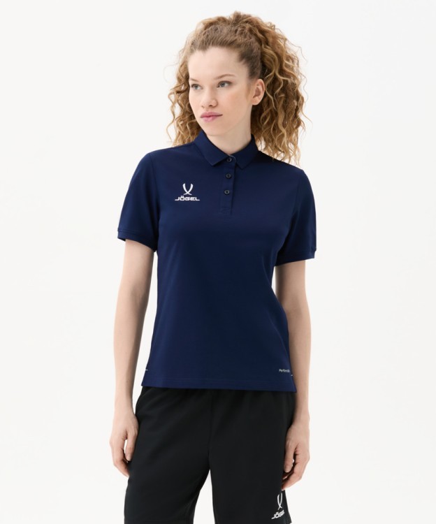 Поло женское JÖGEL PREMIER PerFormDRY CVC Polo W, темно-синий (2123114)