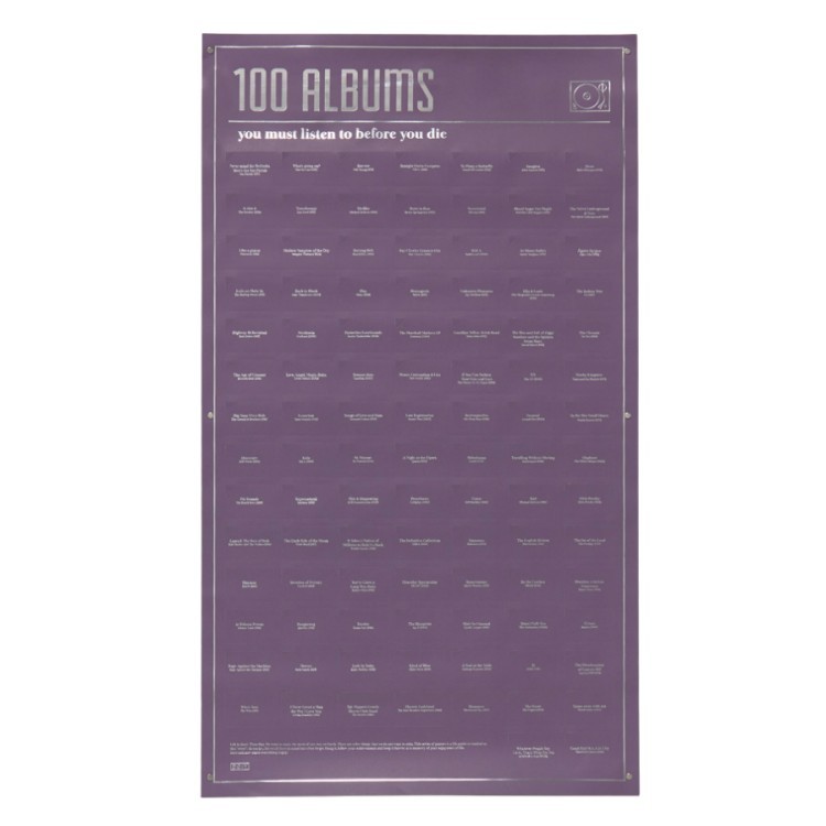 Постер «100 альбомов, которые ты должен послушать, прежде чем умереть» (66365)