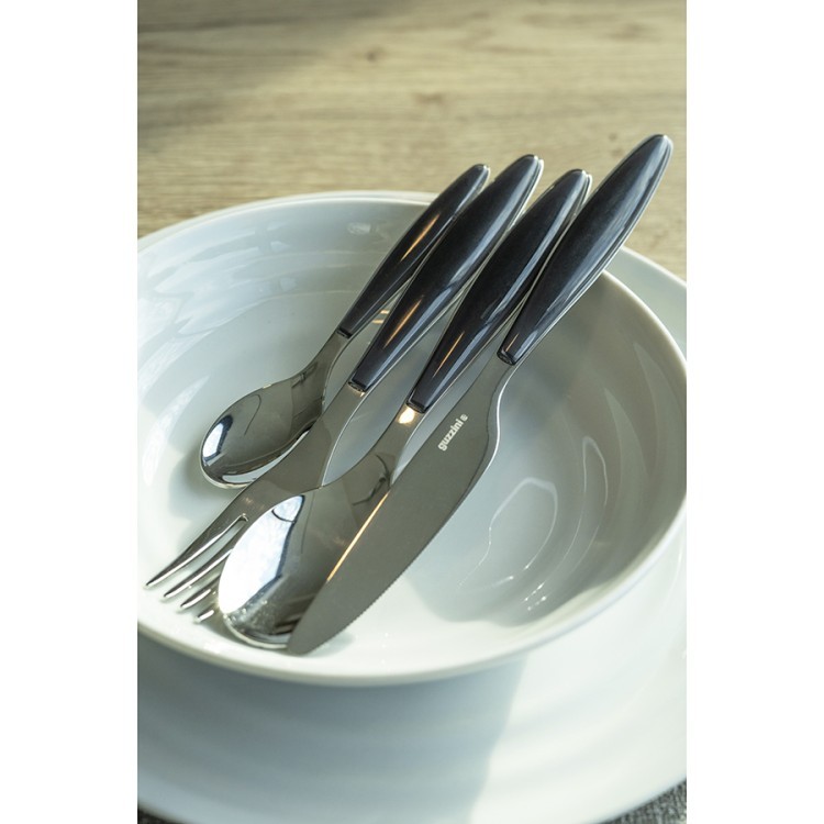 Набор из 24 столовых приборов cutlery feeling, серые (75548)