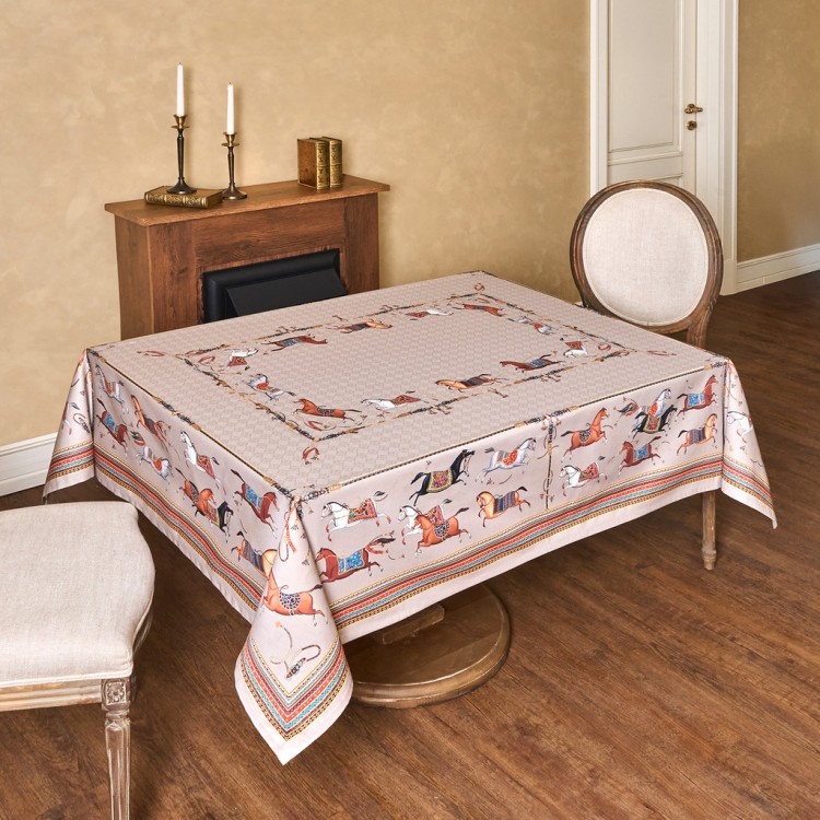 Скатерть "passage" 140х180см ,капучино, 100% хлопок с пропиткой,твил Lefard (850-760-2)