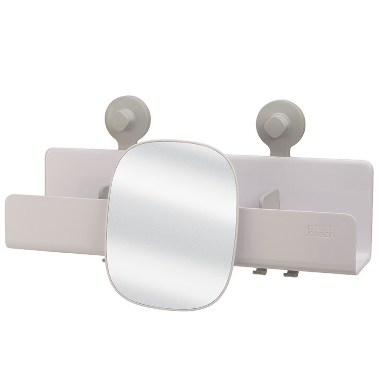 Органайзер для душа с зеркалом easystore, 40 см, белый (71204)
