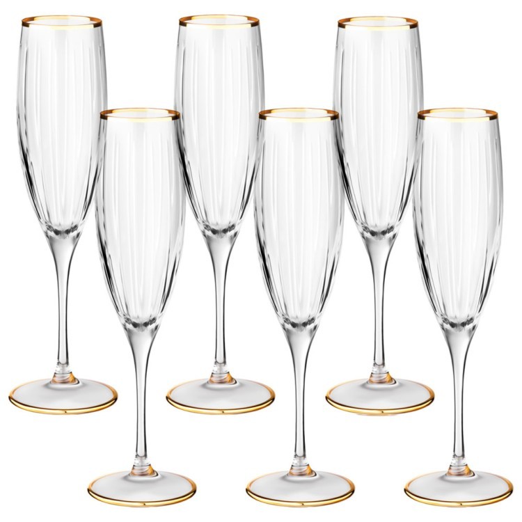 Набор бокалов для шампанского из 6 шт. 200 мл SAME (103-616)