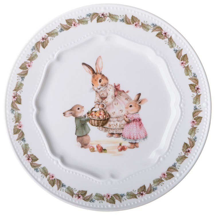 Тарелка закусочная lefard "rabbits family" 20,5 см Lefard (425-286)