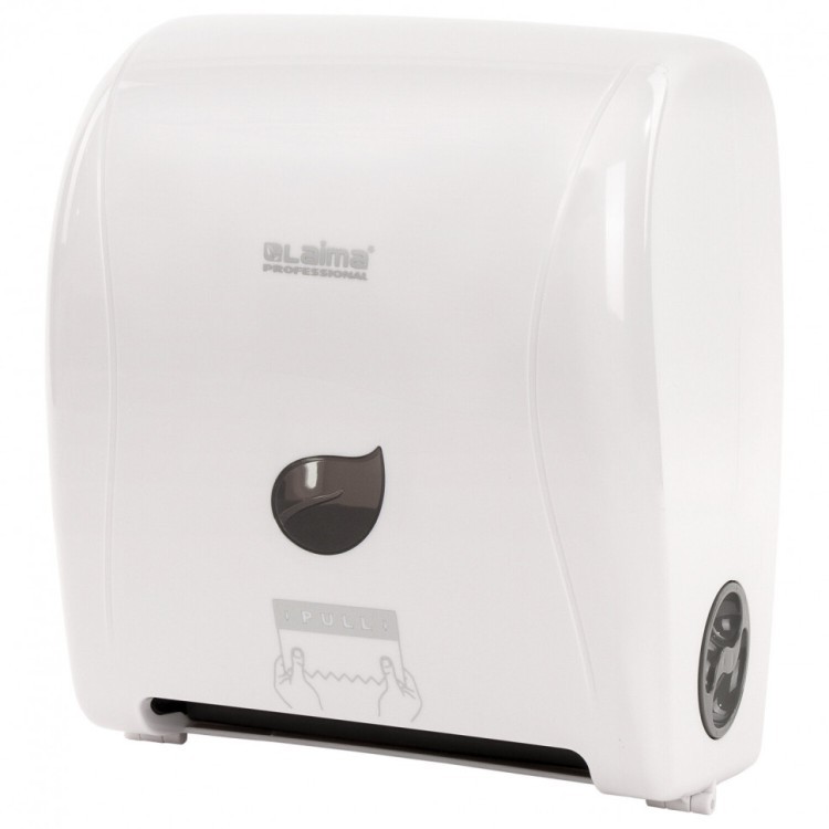 Диспенсер для полотенец в рулонах Laima Professional ECO механ. белый ABS-пластик 606550 (1) (90205) Диспенсер для полотенец в рулонах Laima Professional ECO механ. белый ABS-пластик 606550 (1) (90205)