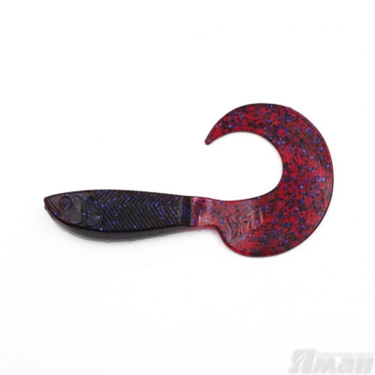 Твистер Yaman Mermaid Tail, 5" цвет 04 - Grape, 5 шт Y-MT5-04 (70621)