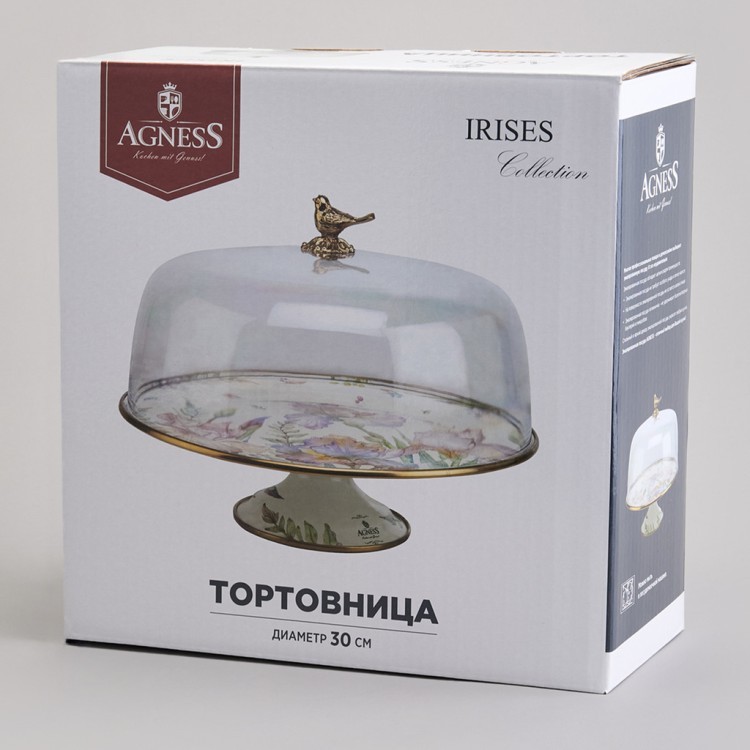 Тортовница agness серия фландрия, 30см Agness (950-598) Тортовница agness серия фландрия, 30см Agness (950-598)