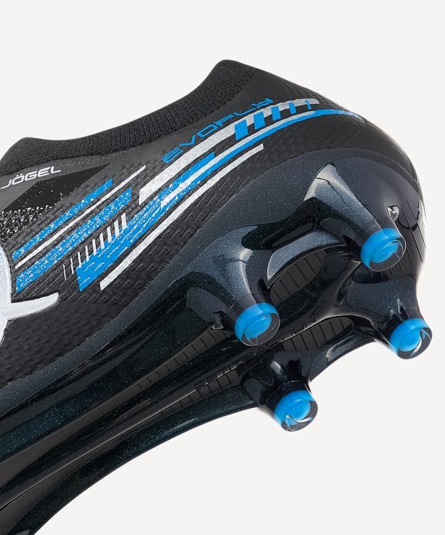 Бутсы футбольные JÖGEL Evofly FG Pro Black/blue (2118466) Бутсы футбольные JÖGEL Evofly FG Pro Black/blue (2118466)